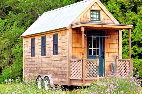 Tiny house with porch